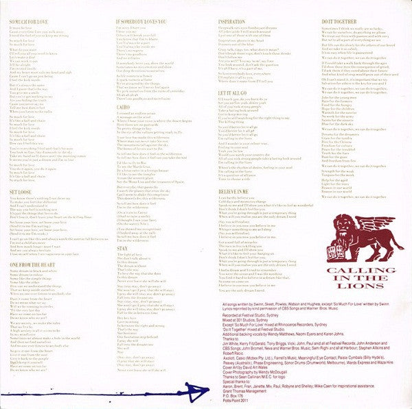 The Venetians : Calling In The Lions (LP, Album, Ltd)