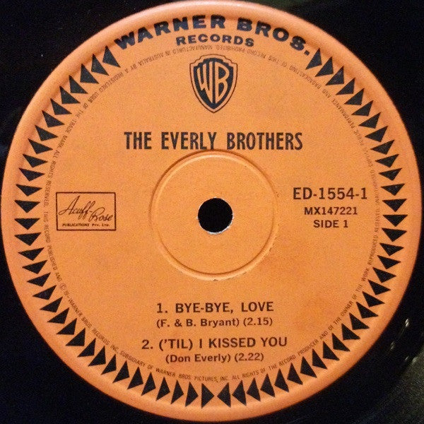 Everly Brothers : The Very Best Of The Everly Brothers (7", EP, Mono)