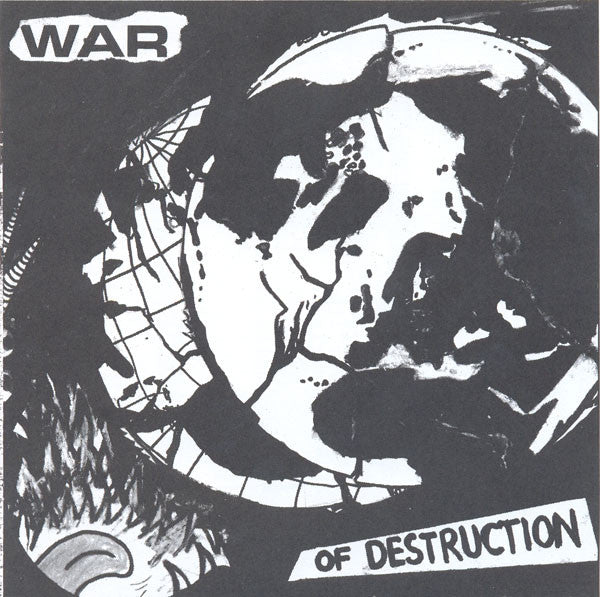 War Of Destruction : War Of Destruction (7&quot;, EP, RE, Red)
