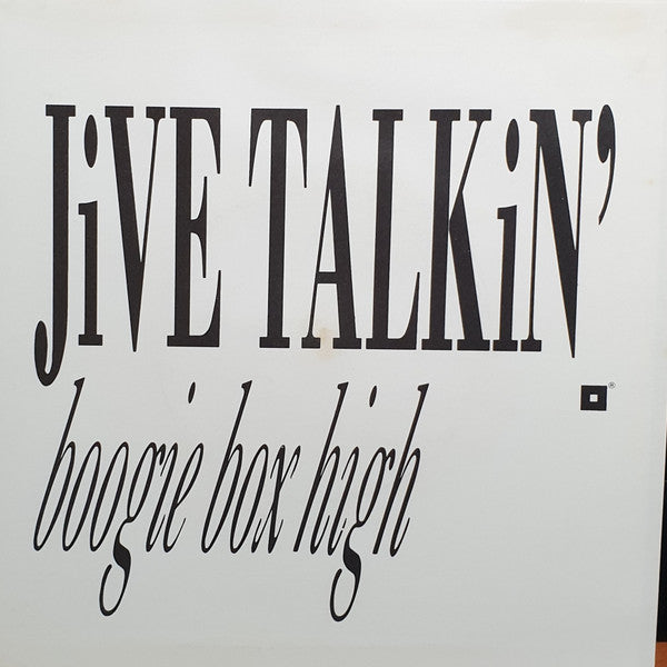 Boogie Box High : Jive Talkin&#39; (7&quot;, Single)