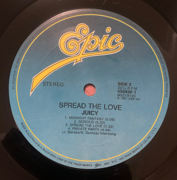 Juicy : Spread The Love (LP, Album)