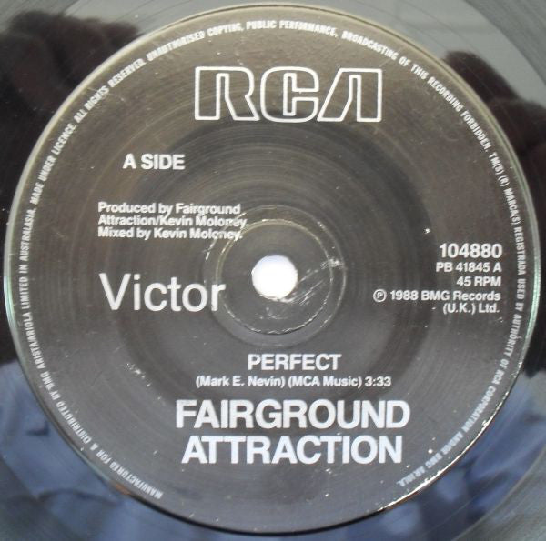 Fairground Attraction : Perfect (7&quot;, Single)