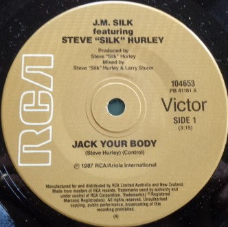J.M. Silk Featuring Steve "Silk" Hurley : Jack Your Body (7", Single)