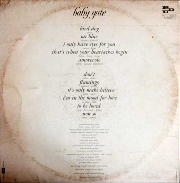 Mina (3) : Baby Gate (LP, Album)