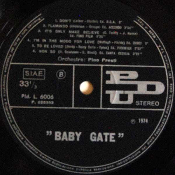 Mina (3) : Baby Gate (LP, Album)