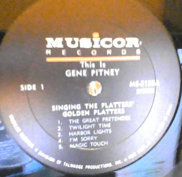 Gene Pitney : This Is Gene Pitney Singing The Platters' Golden Platters (LP)