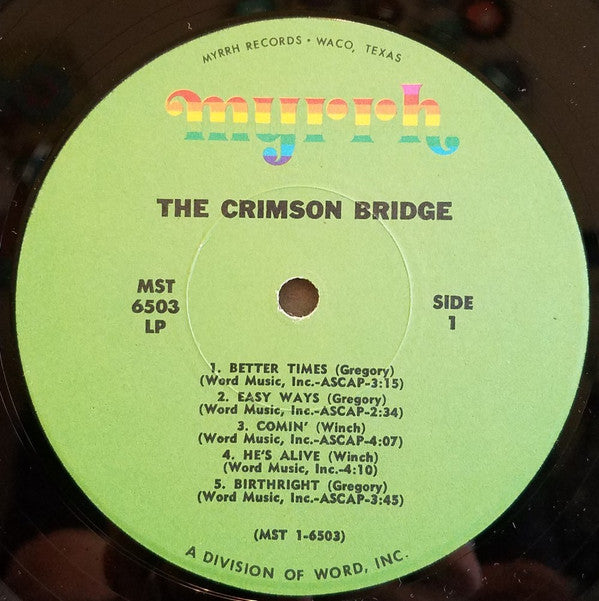 The Crimson Bridge : The Crimson Bridge (LP, Album)