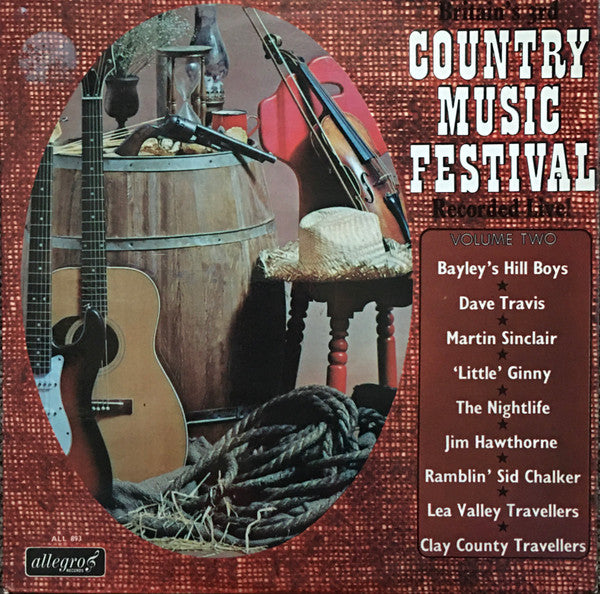 Various : Britain's 3rd Country Music Festival Volume 2 Live (LP)