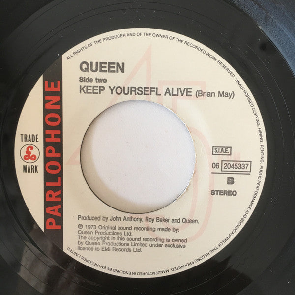 Queen : The Show Must Go On (7", Single)