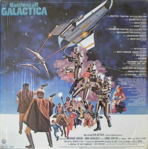 Various : Battlestar Galactica (Original Soundtrack) (LP, Album)