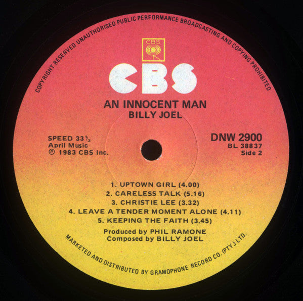 Billy Joel : An Innocent Man (LP, Album)