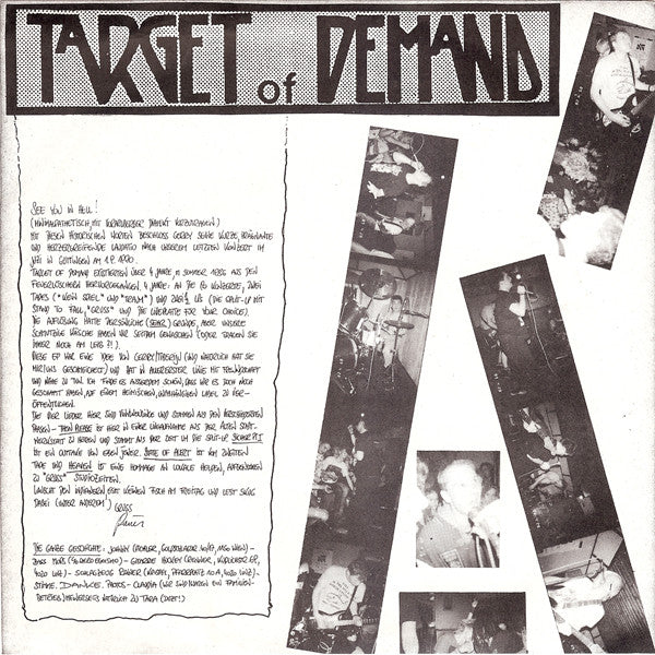 Target Of Demand : See You In Hell (7", EP)