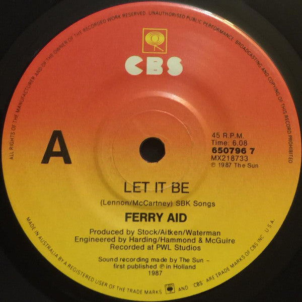 Ferry Aid : Let It Be (7&quot;, Single)