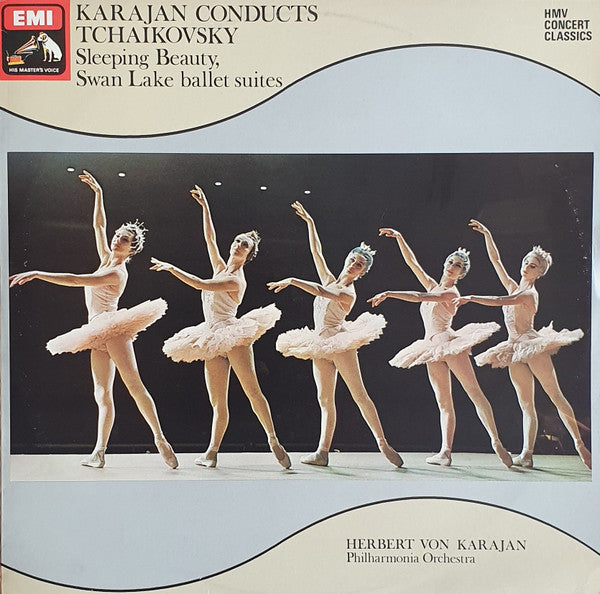 Pyotr Ilyich Tchaikovsky / Philharmonia Orchestra, Herbert von Karajan : Sleeping Beauty, Swan Lake Ballet Suites (LP)