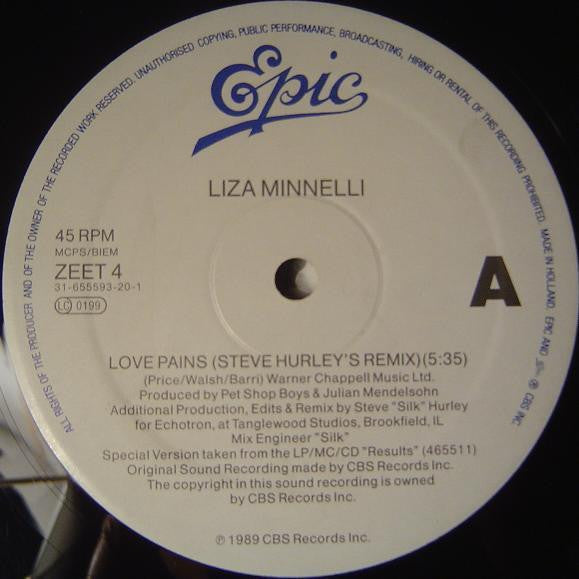 Liza Minnelli : Love Pains (12")