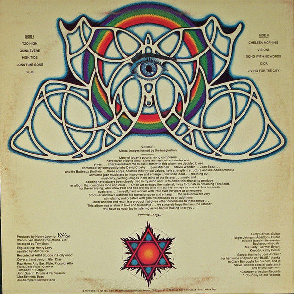 Paul Horn : Visions (LP, Album, San)