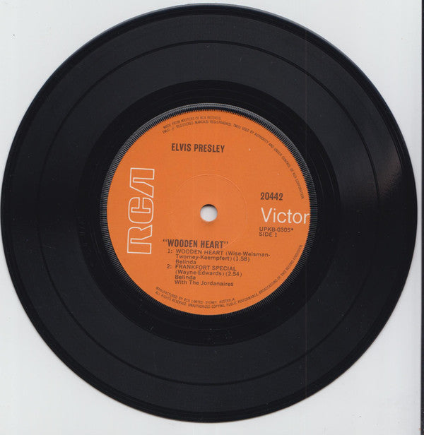 Elvis Presley : Wooden Heart (7", EP)