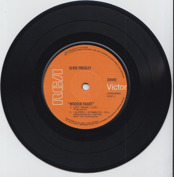 Elvis Presley : Wooden Heart (7", EP)