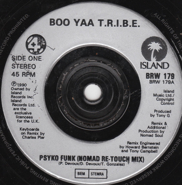 Boo-Yaa T.R.I.B.E. : Psyko Funk (7")