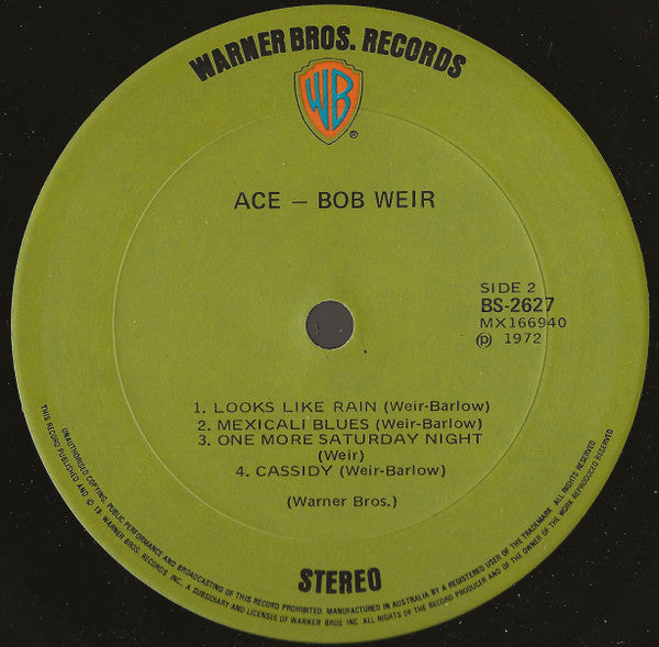 Bob Weir : Ace (LP)