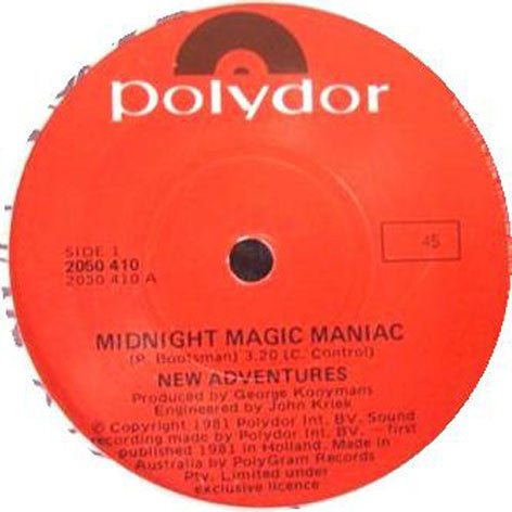 New Adventures : Midnight Magic Maniac (7&quot;, Single)