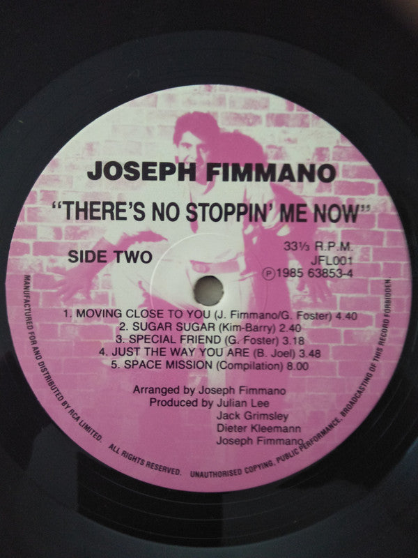 Joey Fimmano : There's No Stoppin' Me Now (LP, Album)