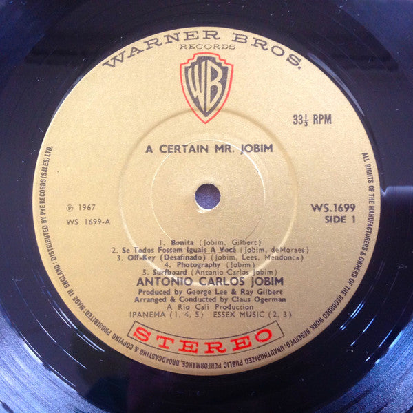 Antonio Carlos Jobim : A Certain Mr. Jobim (LP, Album)