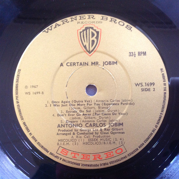 Antonio Carlos Jobim : A Certain Mr. Jobim (LP, Album)