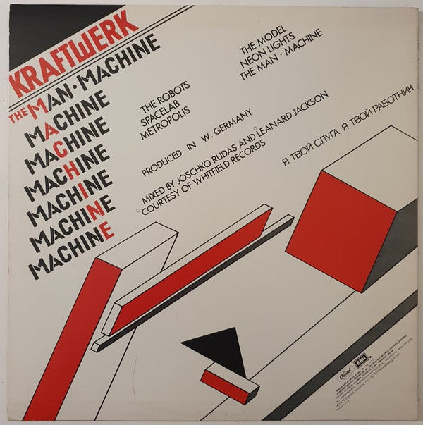 Kraftwerk : The Man • Machine (LP, Album, Jac)