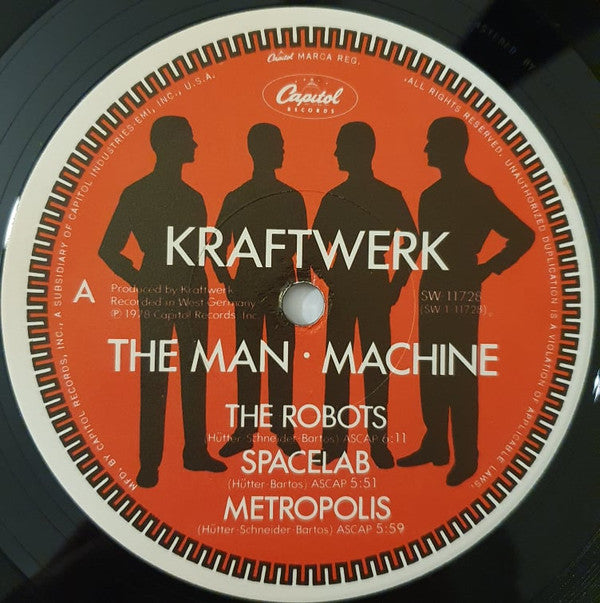 Kraftwerk : The Man • Machine (LP, Album, Jac)
