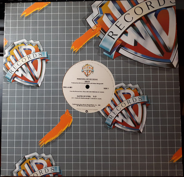 Devo : Gates Of Steel / Mr. B's Ballroom / Whip It (12", Promo)