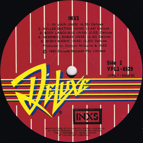 INXS : INXS (LP, Album)