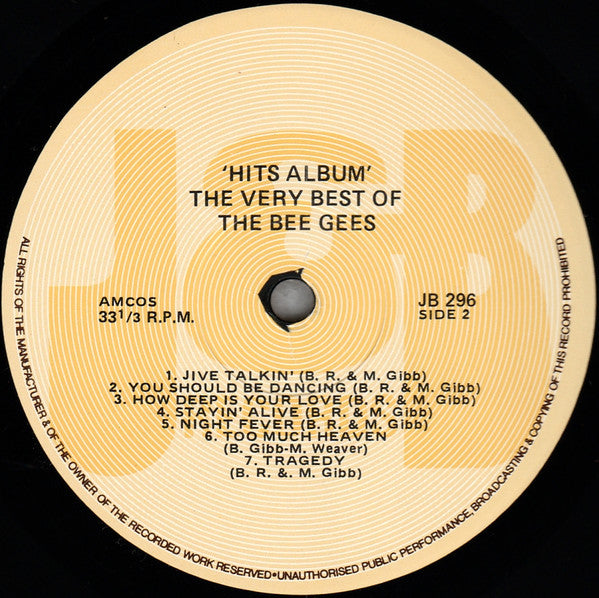 Bee Gees : The Very Best Of (LP, Comp)