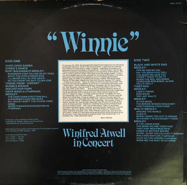 Winifred Atwell : "Winnie" (LP, Album)