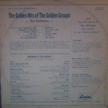 The Delltones : The Golden HIts Of The Golden Groups (LP, Comp, Mono)