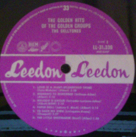 The Delltones : The Golden HIts Of The Golden Groups (LP, Comp, Mono)