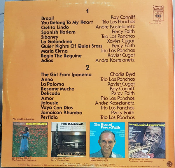 Various : The Best Of Latin America (LP, Comp)