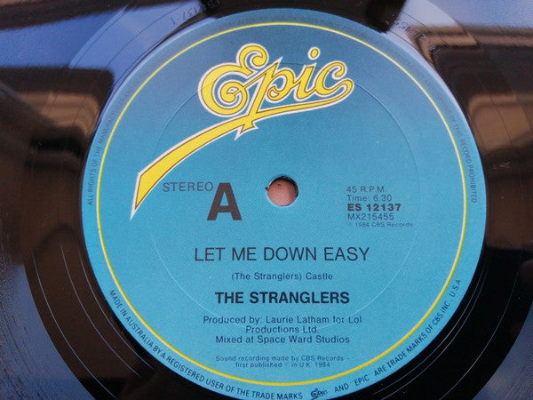 The Stranglers : Let Me Down Easy (12", Single)