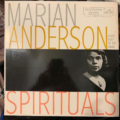 Marian Anderson With Franz Rupp : Spirituals (LP, Mono, RE)