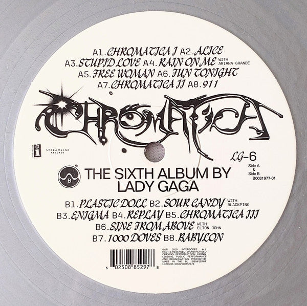 Lady Gaga : Chromatica (LP, Album, Ltd, Sil)