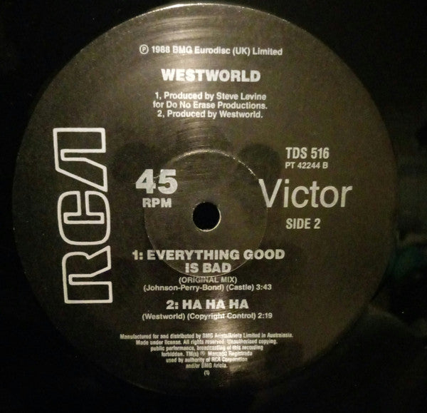 Westworld (2) : Everything Good Is Bad (12", Single)
