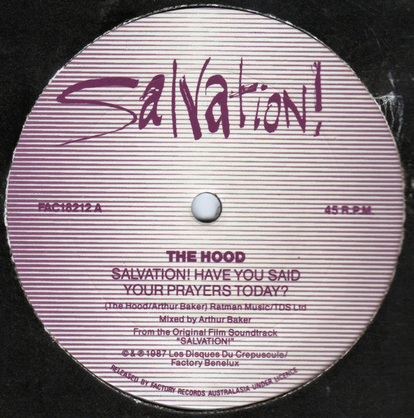 The Hood : Salvation! Have You Said Your Prayers Today? (12", Single)