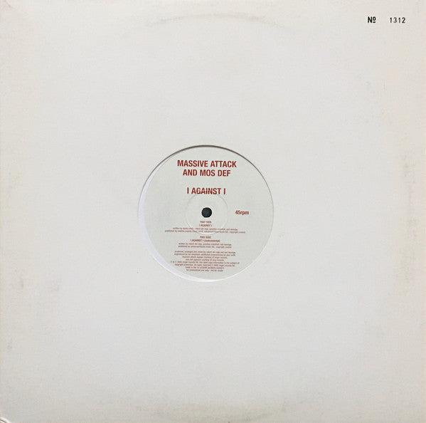 Massive Attack And Mos Def : I Against I (12", Ltd, Num, Promo)