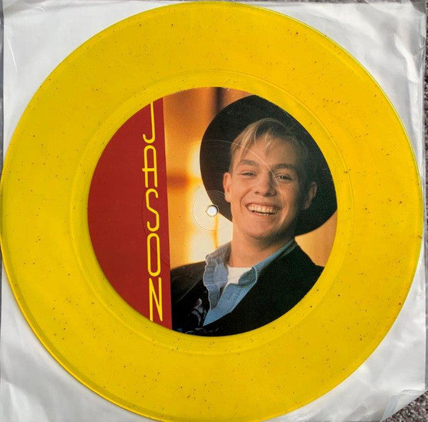 Jason Donovan : Too Many Broken Hearts (12&quot;, Single, Ltd, Yel)