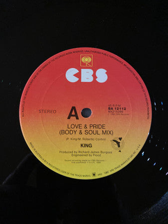 King : Love And Pride (Body & Soul Mix) (12")