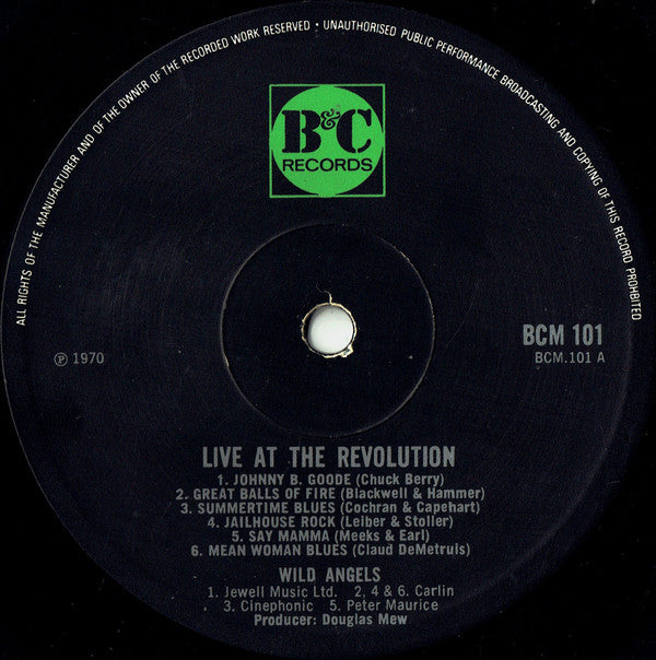 Wild Angels : Live At The Revolution (LP, RE, Gra)