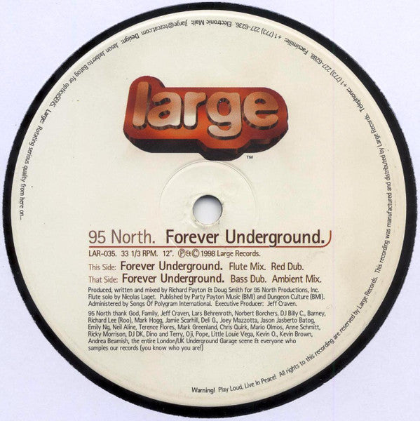 95 North : Forever Underground (12&quot;)