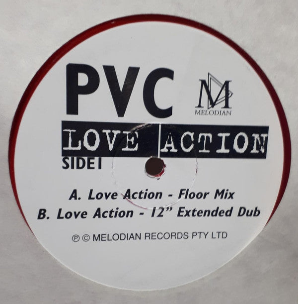 PVC (11) : Love Action (12&quot;, Red)