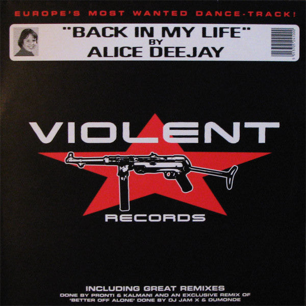 Alice Deejay : Back In My Life (12")
