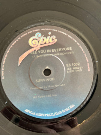 Survivor : I Can't Hold Back (7", Single)
